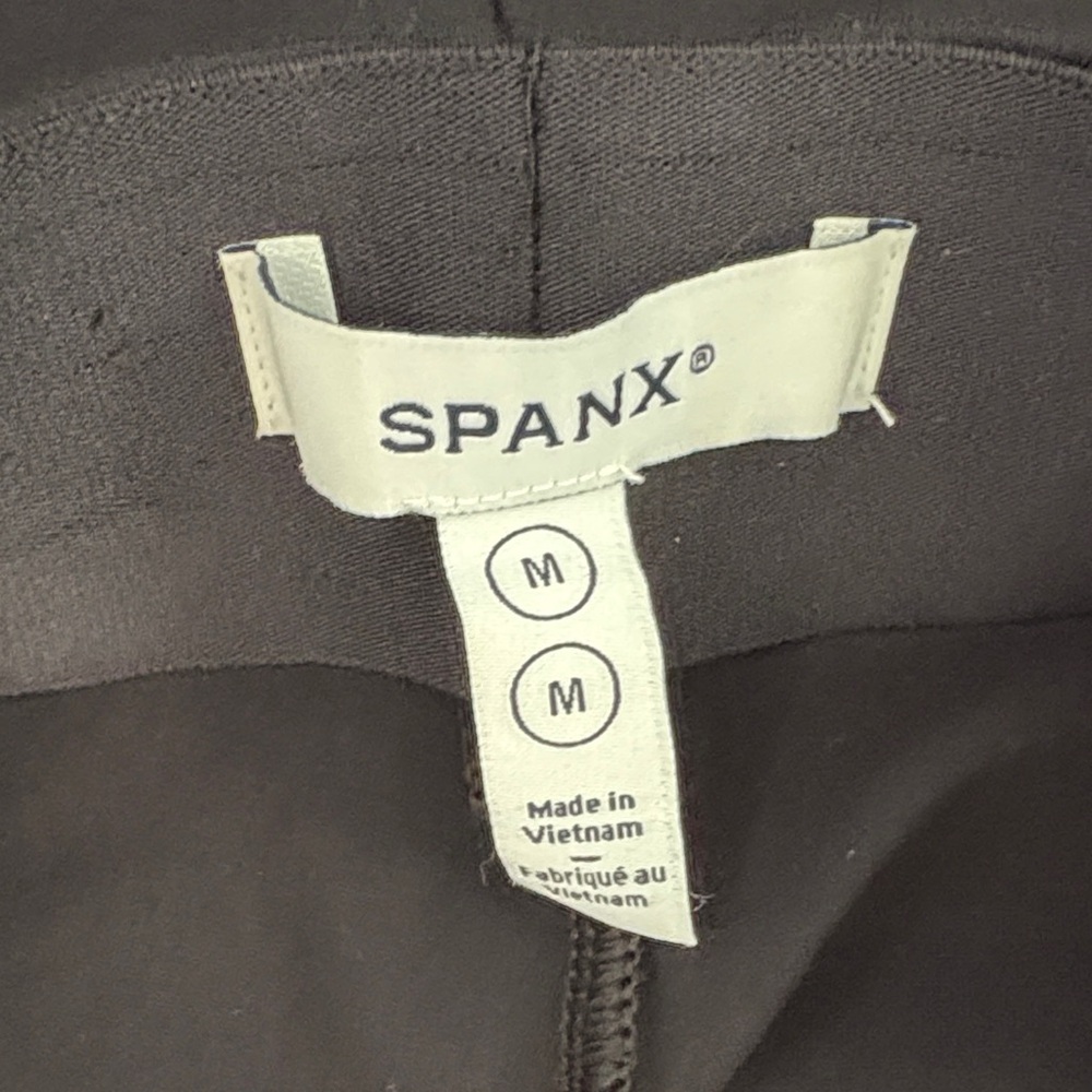 SPANX Black Ponte Micro Flare Women's Pants - Picture 9 of 9